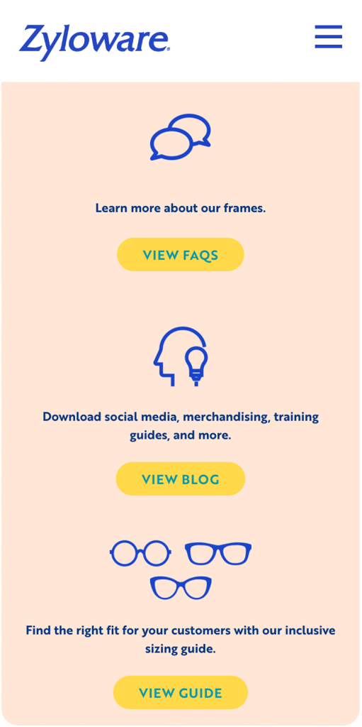 Zyloware Mobile Website Design Zyloware Mobile Website Design