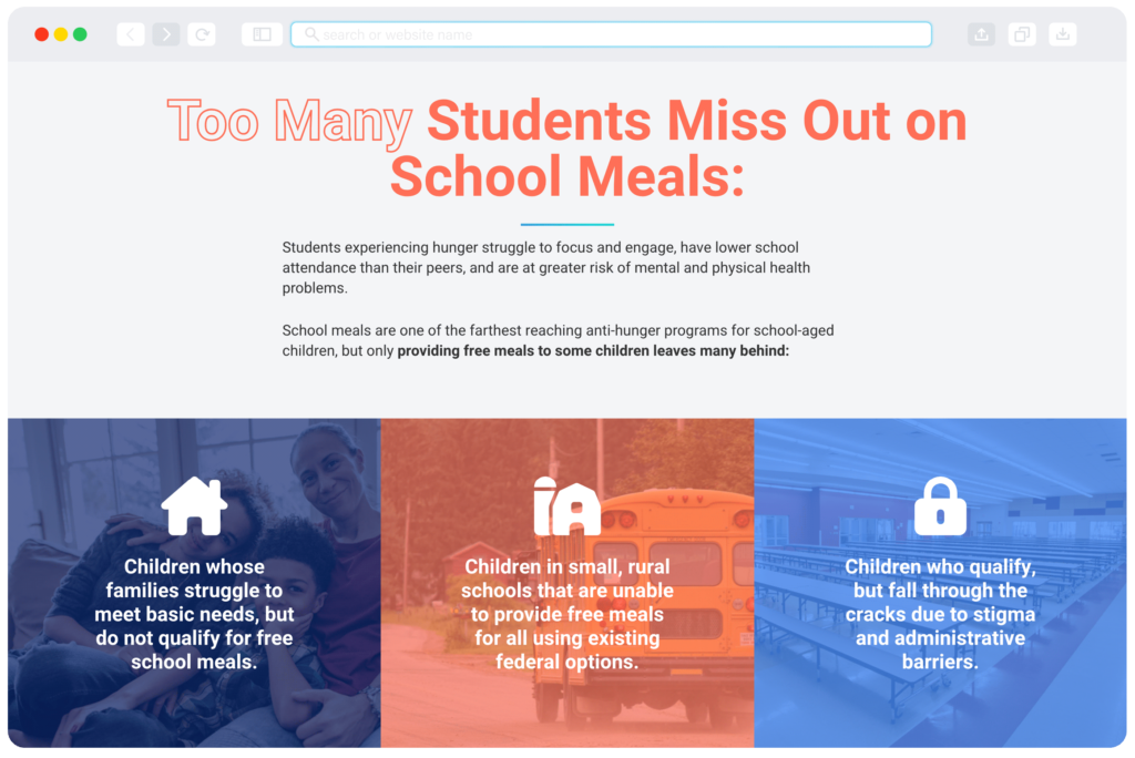 portfolio-hsmfa-stats Healthy School Meals for All website