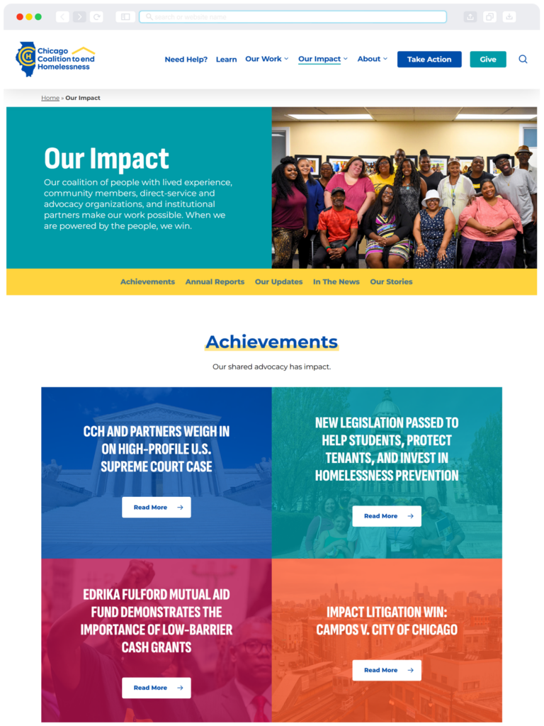 portfolio-cch-impact website impact